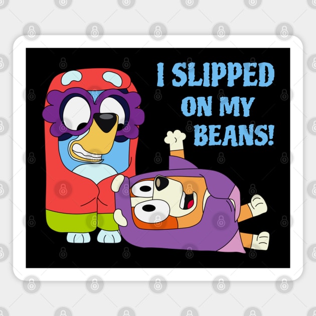 slipped beans Magnet by Diegosevenstar